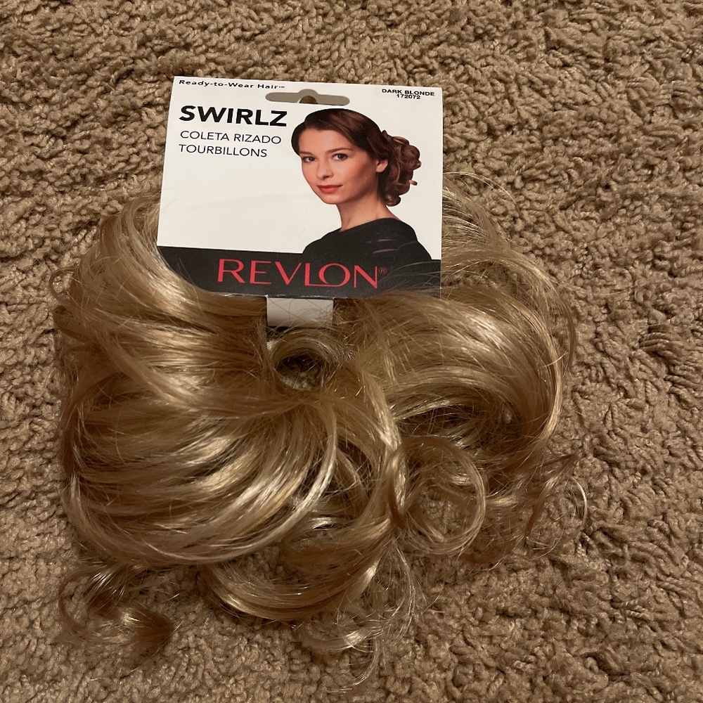 Dark blonde hair piece